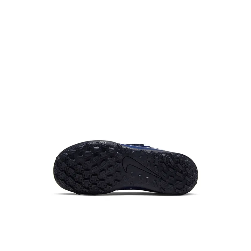 Nike Mercurial Vapor 13 Assassin 13 Club MDS Low Top Kids' Soccer Shoes Navy Blue Children Aged 3 7 Years Old-3