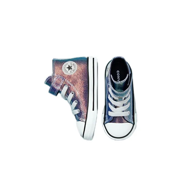 Converse All Star Series Anti Slip Wear Resistant High Top Toddler Shoes Gradient Purple Infant And Toddler-3