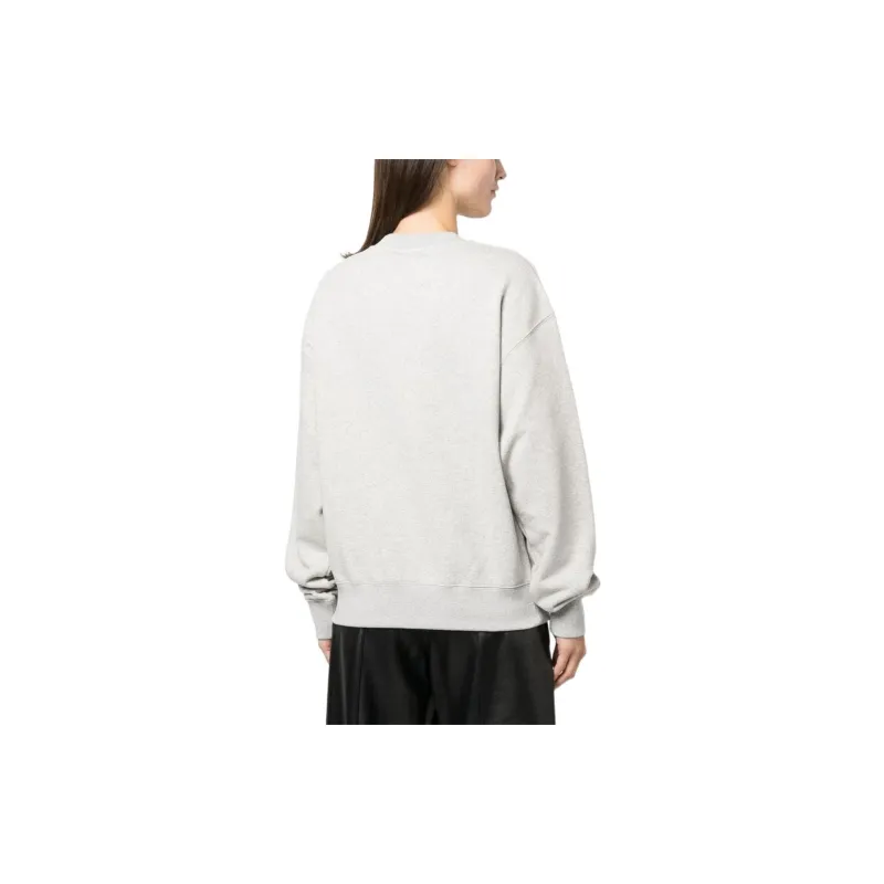 JIL SANDER + Logo Patch Straight Hem Sweatshirt-2