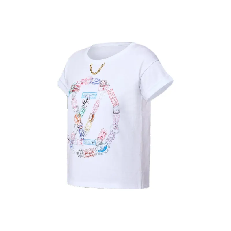 LOUIS VUITTON Travel Stamp Lv Circle T Shirt-2