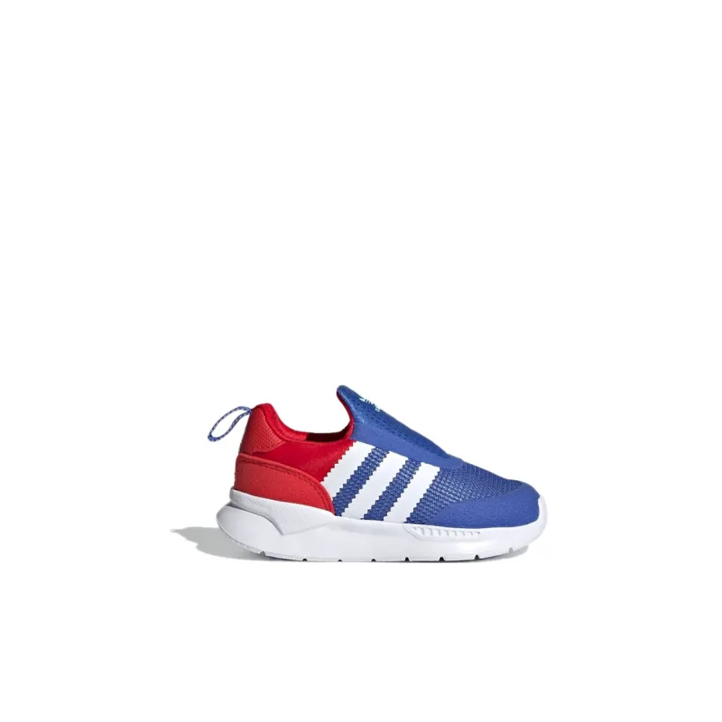 Adidas Originals ZX 360 I Abrasion Resistant Low Top Toddler Shoes Blue Red Infant And Toddler-1