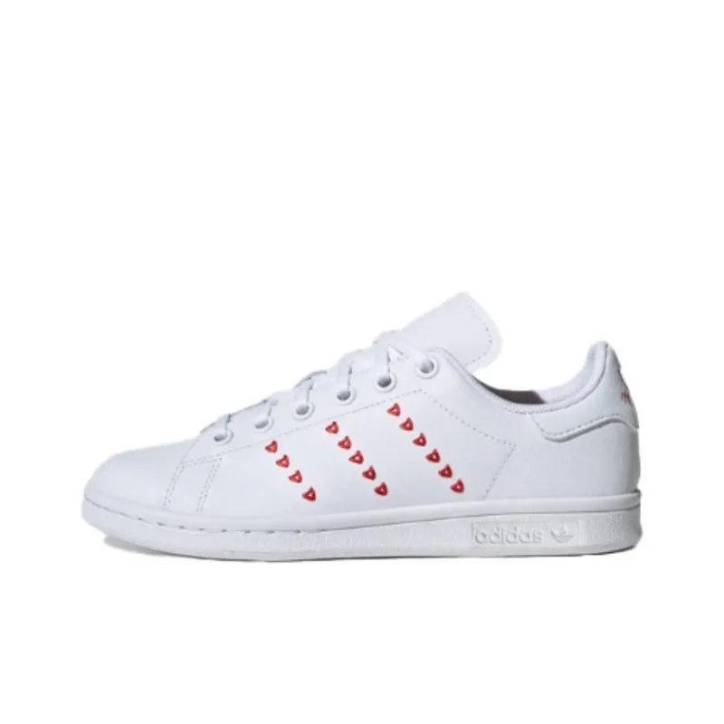 Adidas Stan Smith Cloud White Lush Red GS-0