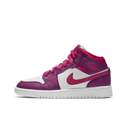 Jordan 1 Mid GS Rush Pink