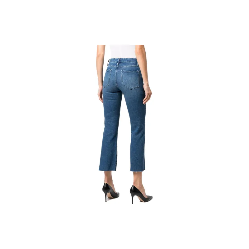 FRAME High-rise Cropped Jeans-2