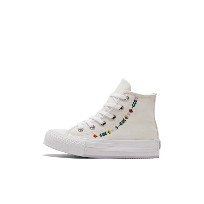 Converse Chuck Taylor All Star   EVA Lift Platform High PS 'Floral Embroidery'-0