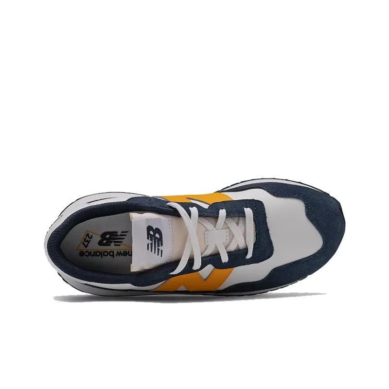 New Balance NB 237 Slip Resistant Cushioning Abrasion Resistant Low Top Kids Lifestyle Shoes Blue Yellow Teenagers-3