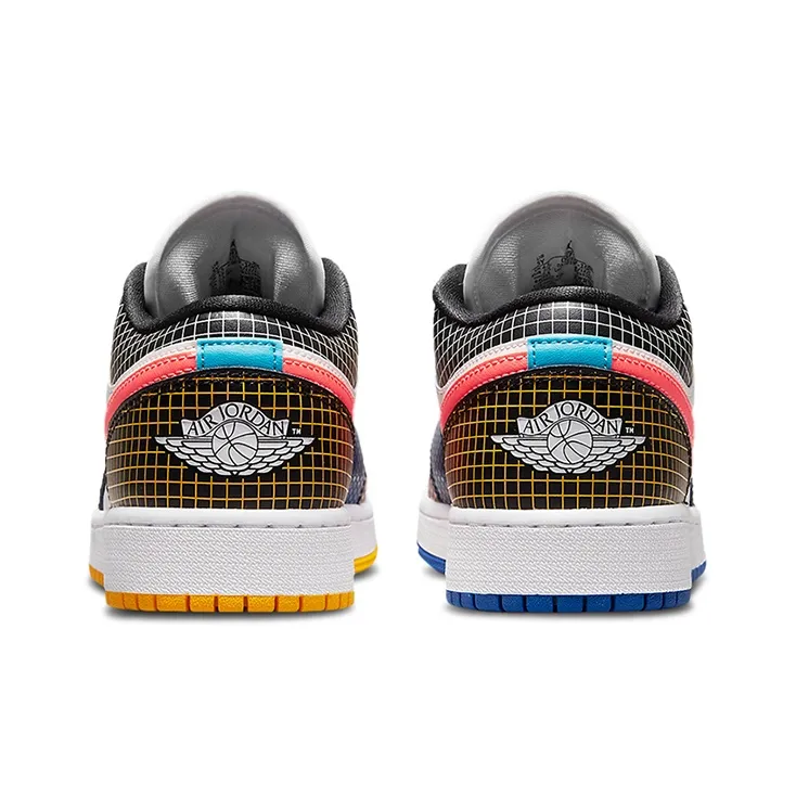 Jordan 1 Low MMD Multi Color Grid GS-4