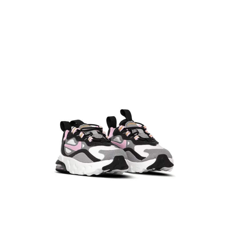 Nike Air Max 270 RT Low Top Running Shoes Black Pink Infant And Toddler-2