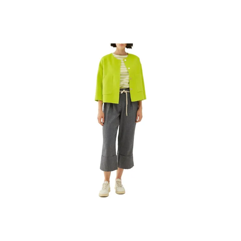 Balenciaga Jackets Coats Women's Yellow-1