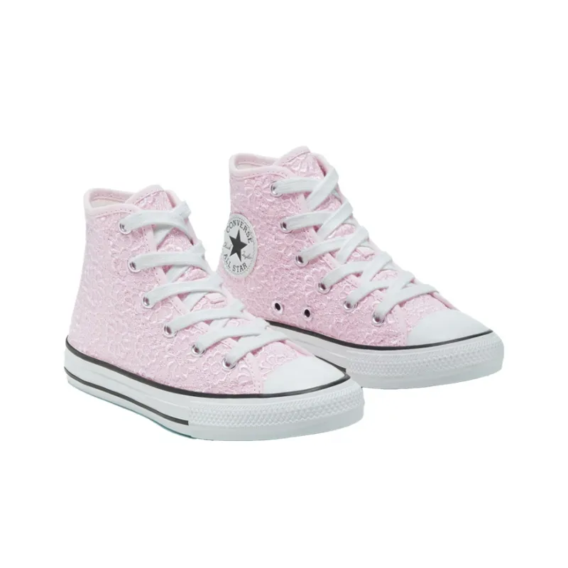 Converse Chuck Taylor All Star Slip Resistant High Top Kids Canvas Shoes Pink Teenagers-2