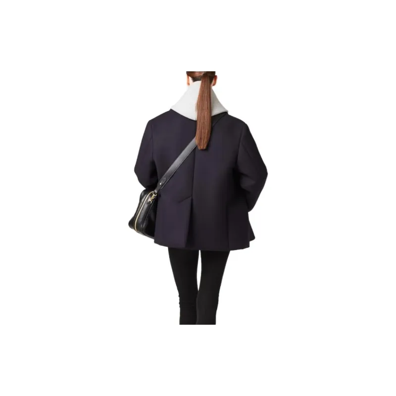 MIU MIU Double breasted Wool Peacoat-2