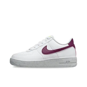 Nike Air Force 1 Low Crater Next Nature White Sangria GS