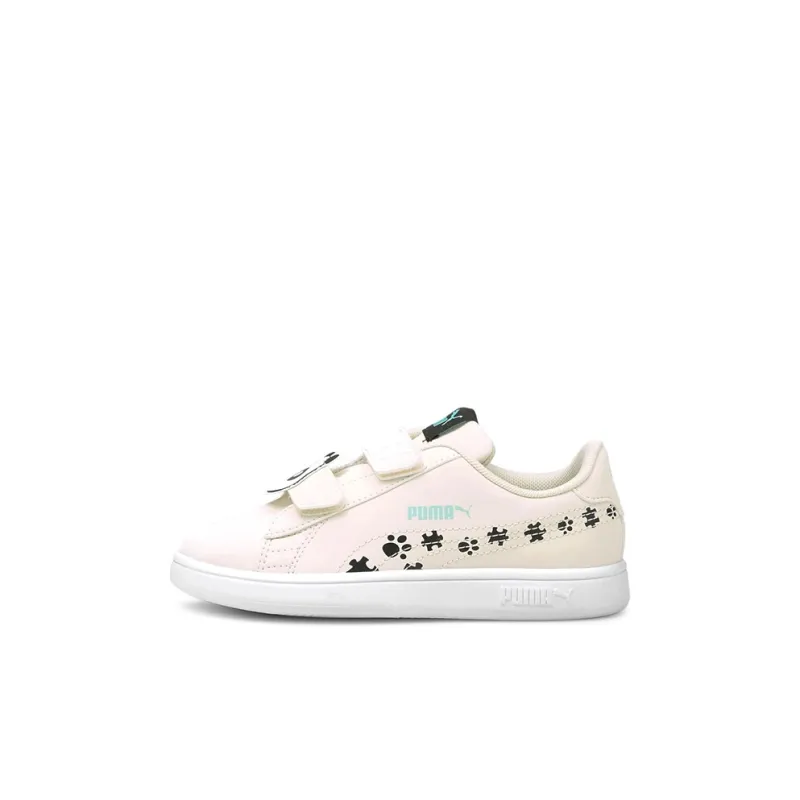 PUMA Smash Series Low Top Kids' Skateboarding Shoes Light Pink Children Aged 3 7 Years Old-0