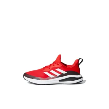 Adidas FortaRun J Lace Running J Low Top Sports Casual Shoes Red Black Kids'