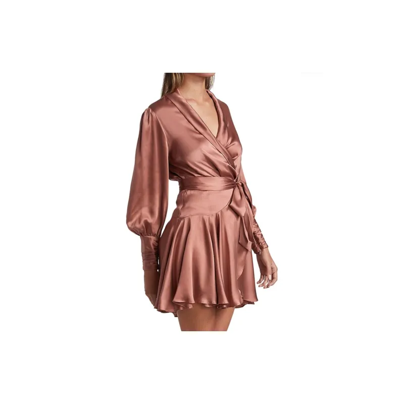 Zimmermann Long-Sleeved Dresses Women's Rose Pink-4
