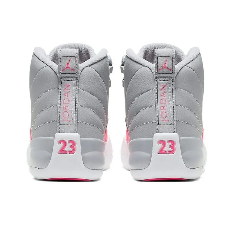 Jordan 12 Retro Wolf Grey Racer Pink GS-3