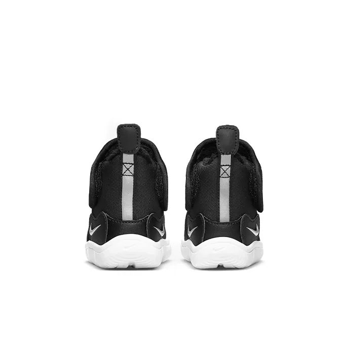 Nike Novice Slip Resistant Cushioning Abrasion Resistant Thermal High Top Toddler Shoes Black Silver Infant And Toddler-4