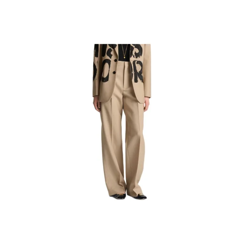 DIOR Casual Pants Women's Beige-3