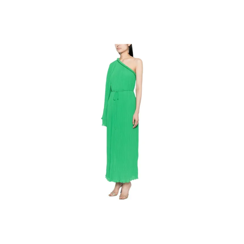 RACHEL GILBERT Crio Plissé-effect Midi Dress-3