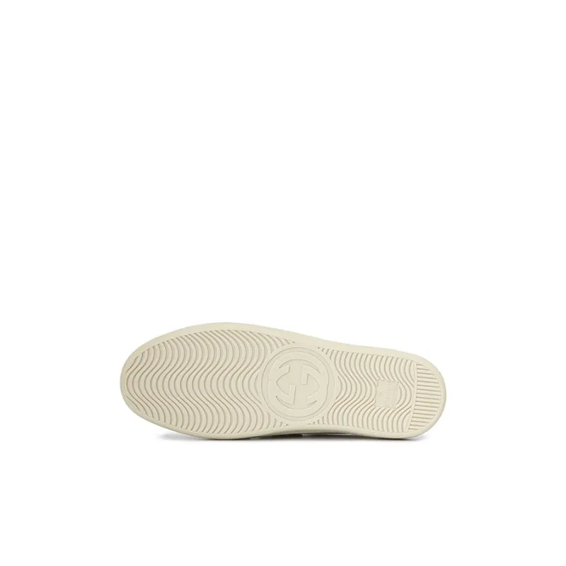 GUCCI ACE Low Top Kids' Skateboarding Shoes Ecru Kids'-4