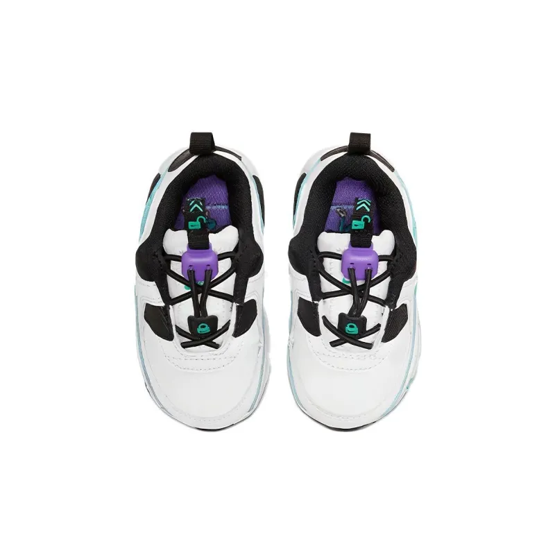 Nike Air Max 90 Low Top Toddler Shoes White Green Infant And Toddler-3
