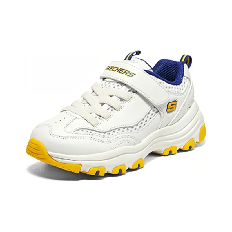 Skechers Kids Lifestyle Shoes White Yellow Teenagers-1