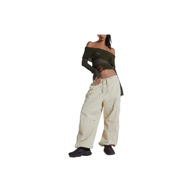 Jaded London Cargo Pants Women's Beige-4