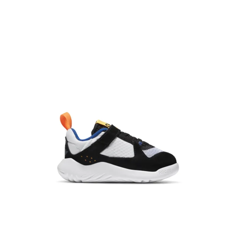 Jordan Delta Cushioning, Wear Resistant Low Top Sports Casual Shoes Black White Orange Infant And Toddler-1
