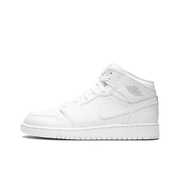 Jordan 1 Retro Mid GS Triple White