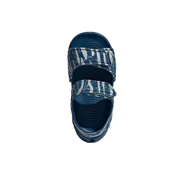 Adidas Altaswim Slip Resistant Anti Kick Low Top Toddler Shoes Blue Green Infant And Toddler-4