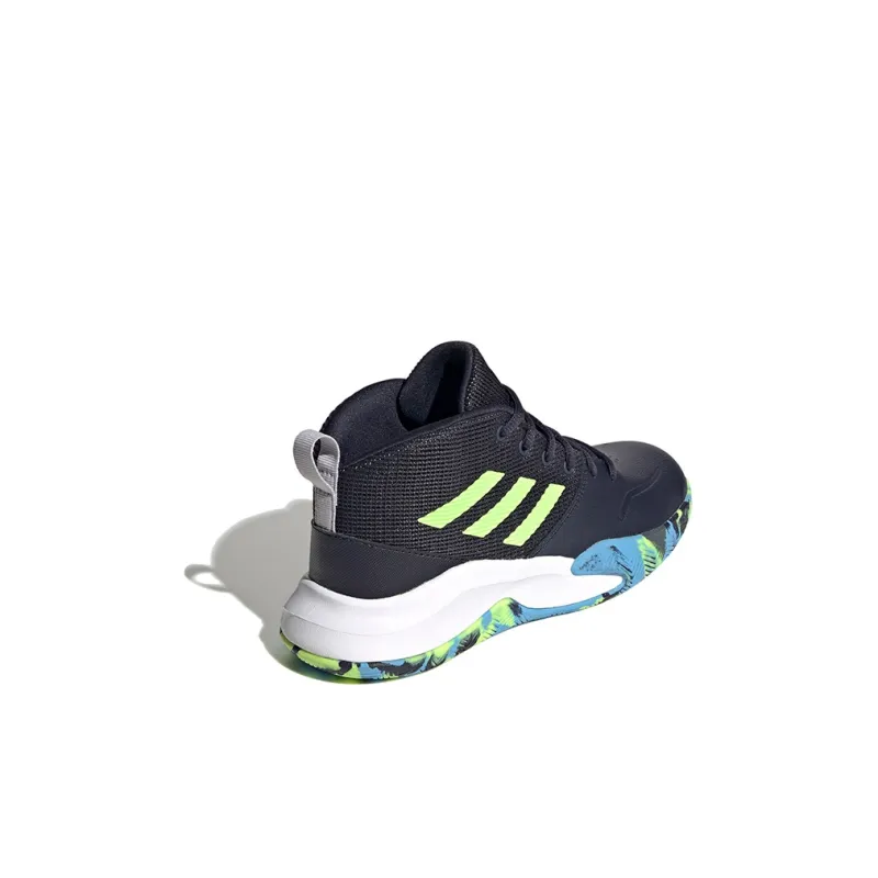adidas Own The Game J Wide 'Legend Ink Signal Green'-3