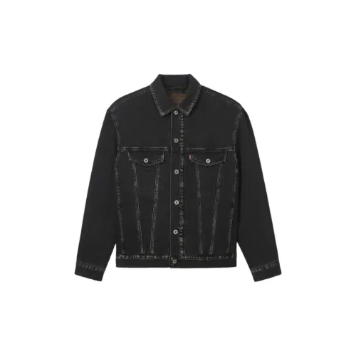 Levis Denim Jackets Men Black