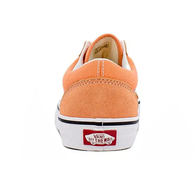 Vans Old Skool Anti-Slip And Wear-Resistant Lightweight Low-Top Kids' Skateboarding Shoes Orange Teenagers-2