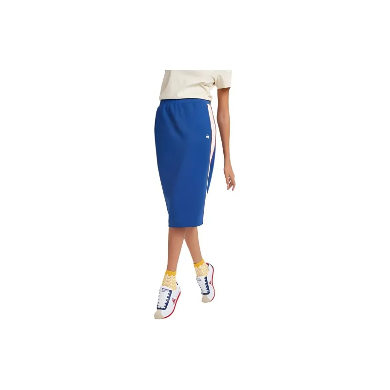 Le Coq Sportif Casual Long Skirt Women's French Blue-2
