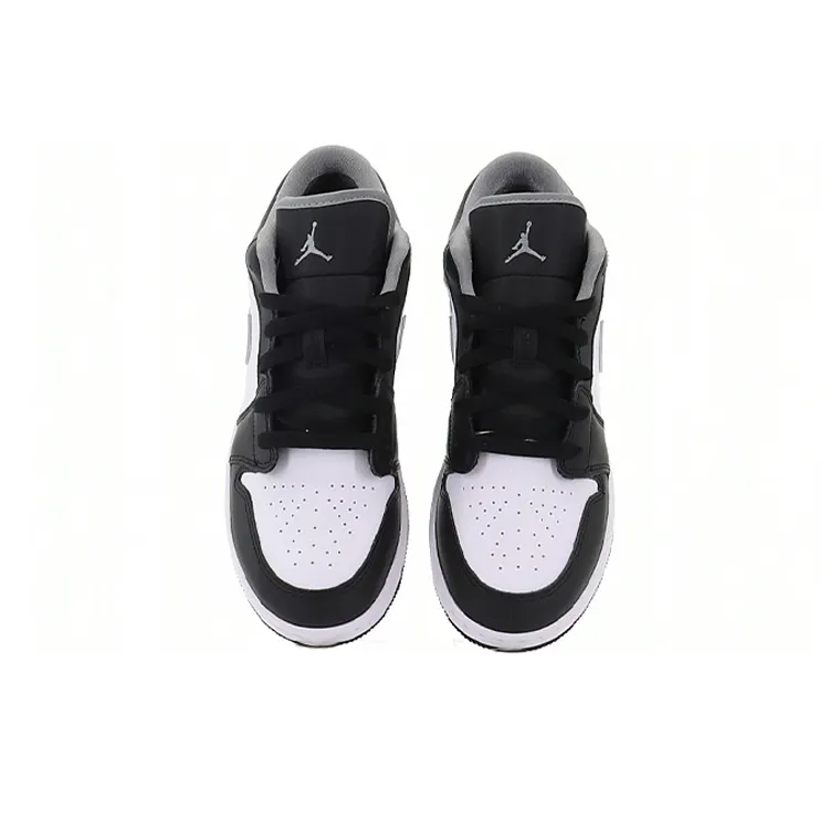 Jordan Kids Air Jordan 1 Low 'Black/Grey/White' Sneakers-4