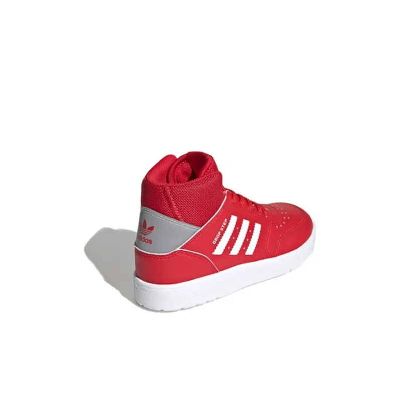 Adidas Originals Drop Step 360 C High Top Kids' Skateboarding Shoes Red White Children Aged 3 7 Years Old-2