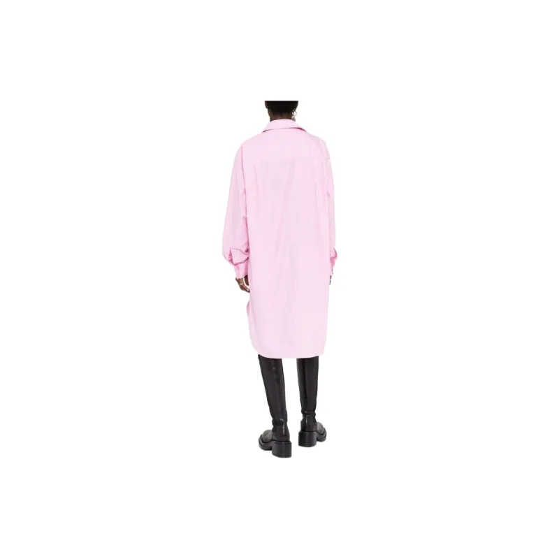 DIESEL Long-Sleeved Dresses Women's Light Pink-2