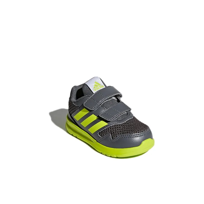 Adidas Altarun CF I Wear-Resistant Low-Top Toddler Shoes Gray Yellow Infant And Toddler-2