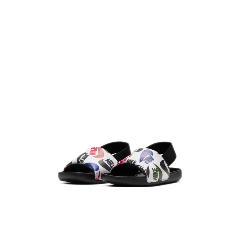 Nike Kawa Slide Low Top Toddler Shoes Black White Infant And Toddler-2