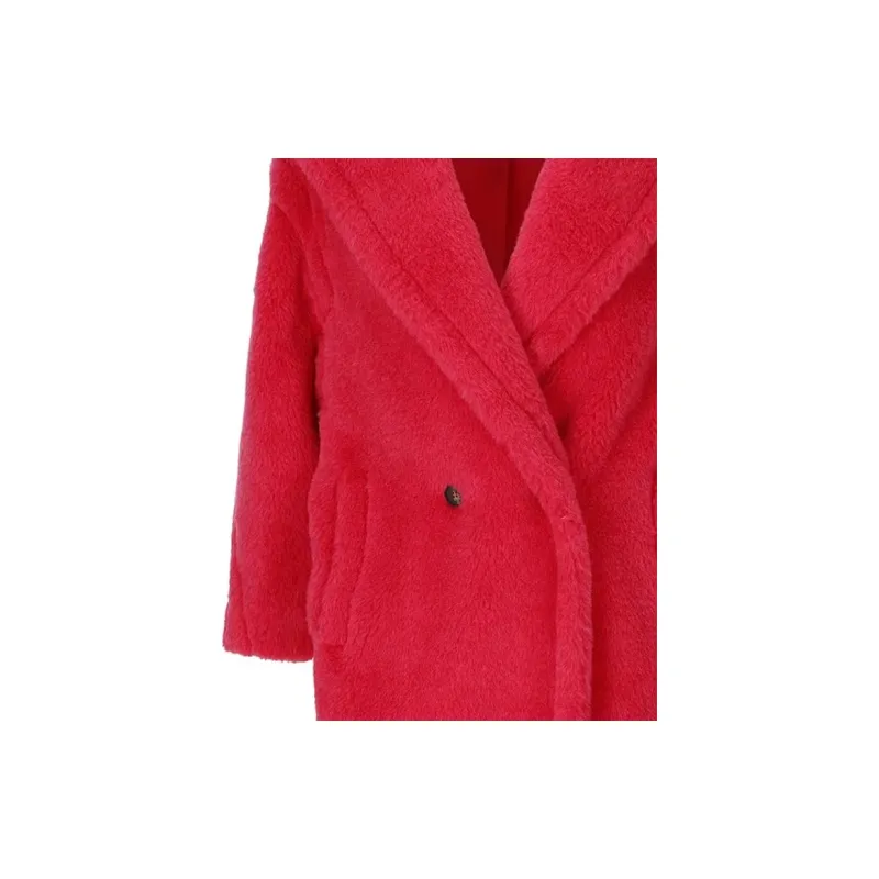MaxMara Teddy Bear Buttoned Coat-2