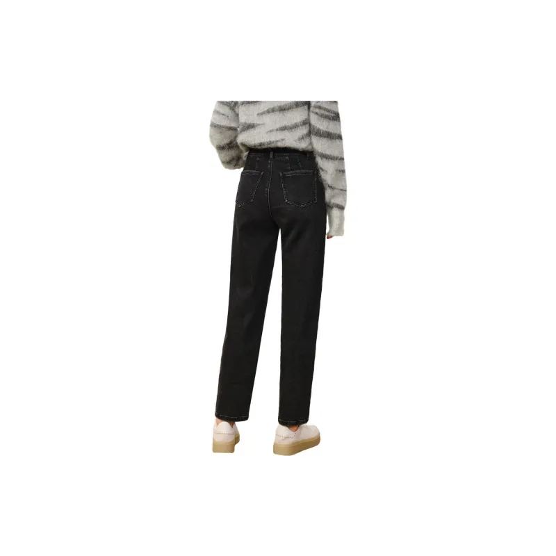 JZ. ANNAKRO Jeans Women's Plain Black-2