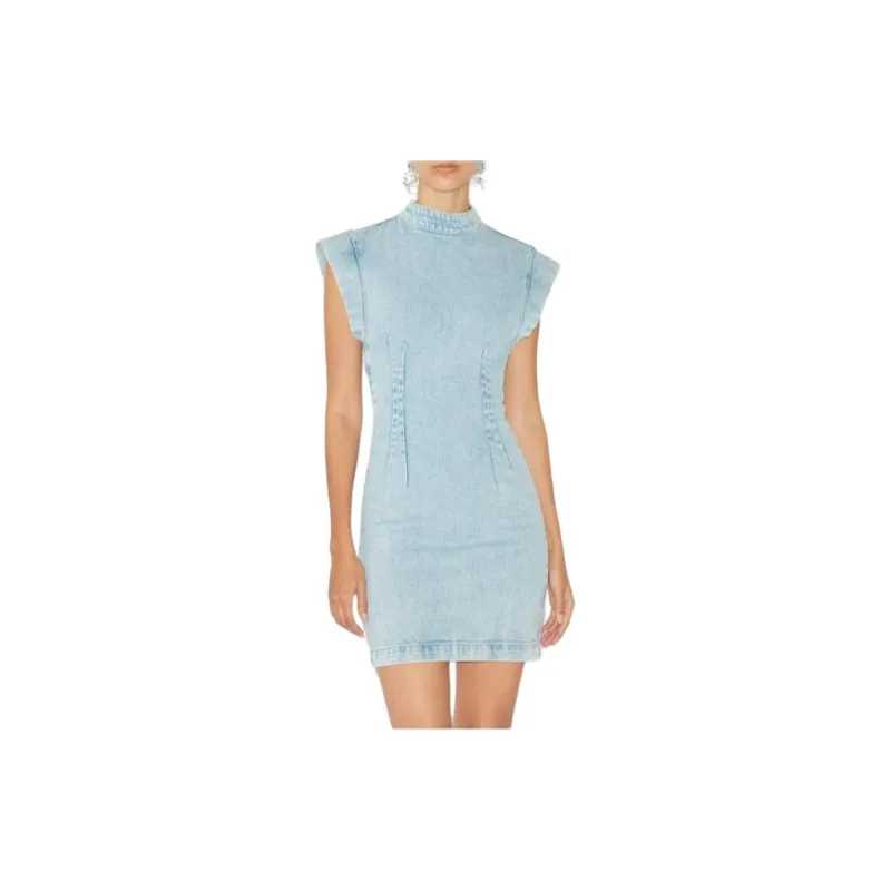 ISABEL MARANT Nina Denim Mini Dress-1