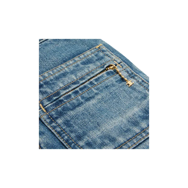 CELINE Jane Jeans In Electric Sky Wash Denim-1