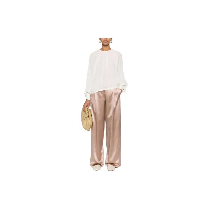 MaxMara Fiesta Wide leg Silk Trousers-1