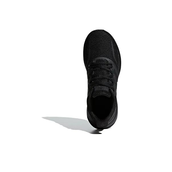 Adidas Neo Runfalcon 1.0 K Slip Resistant Low Top Kids' Running Shoes Pure Black Kids'-3
