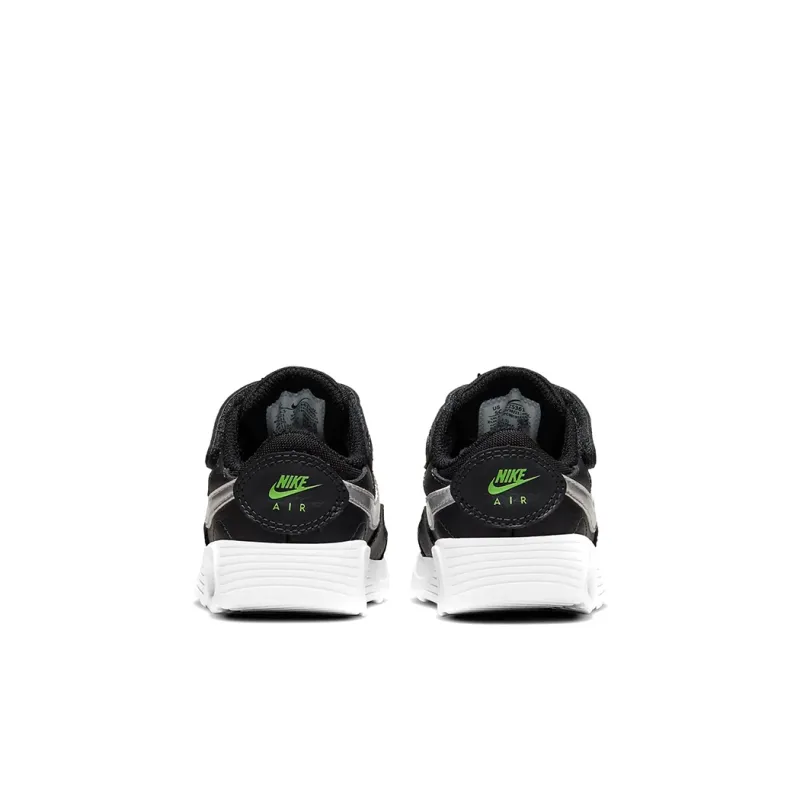 Nike Air Max SC Slip Resistant, Abrasion Resistant, Breathable Low Top Toddler Shoes Black Infant And Toddler-4
