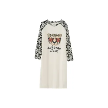 Ta Yan Winter Nightgown Women's Apricot