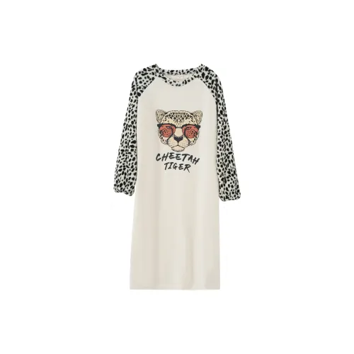 Ta Yan Winter Nightgown Women's Apricot
