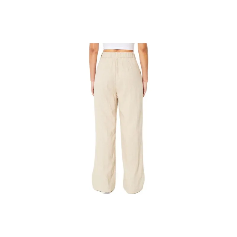 Hollister Casual Pants Women's Beige Yellow-2