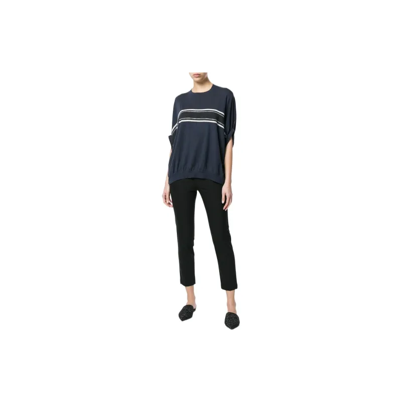 Brunello Cucinelli SS22 Casual Pants Women's Black-1